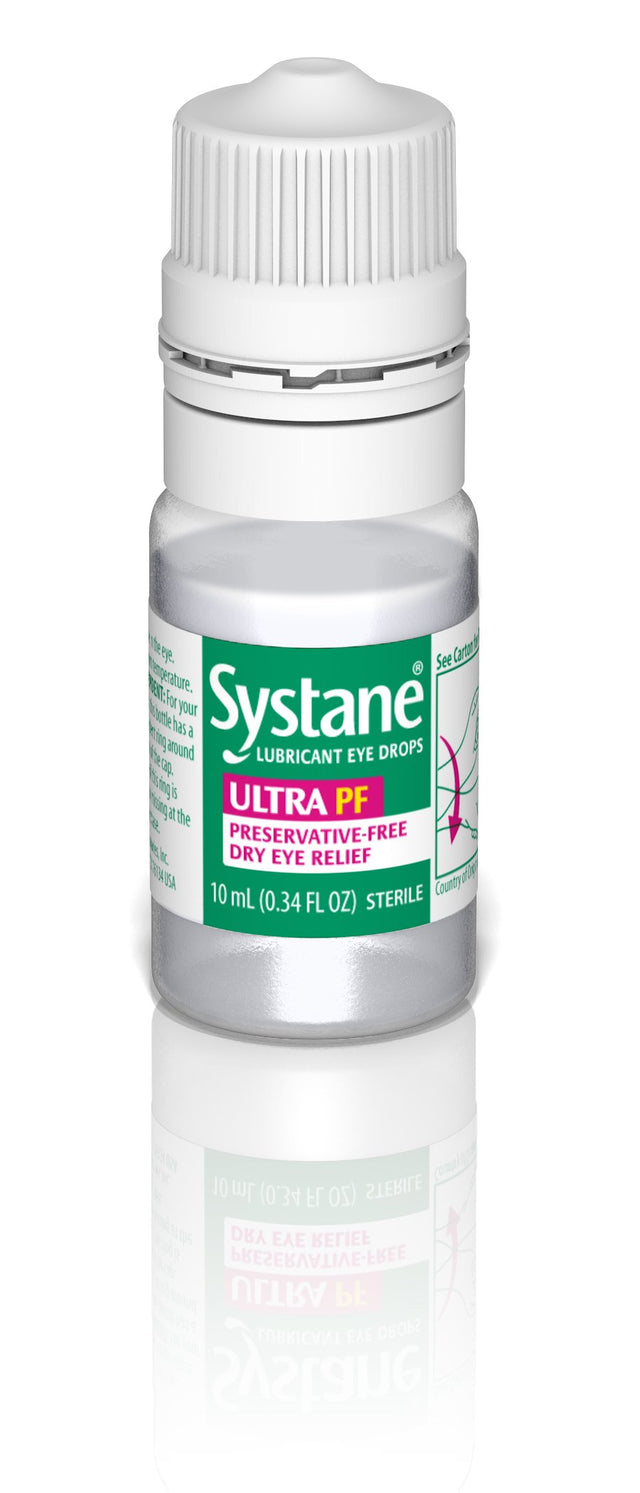 Systane Ultra Preservative Free Lubricant Eye Drops for Dry Eyes, 10Ml