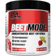 Evlution Nutrition Beetmode Beet Root Powder Nitric Oxide Booster for Enhanced Energy and Pumps - Pre Workout Powder Beets Supplement - Black Cherry