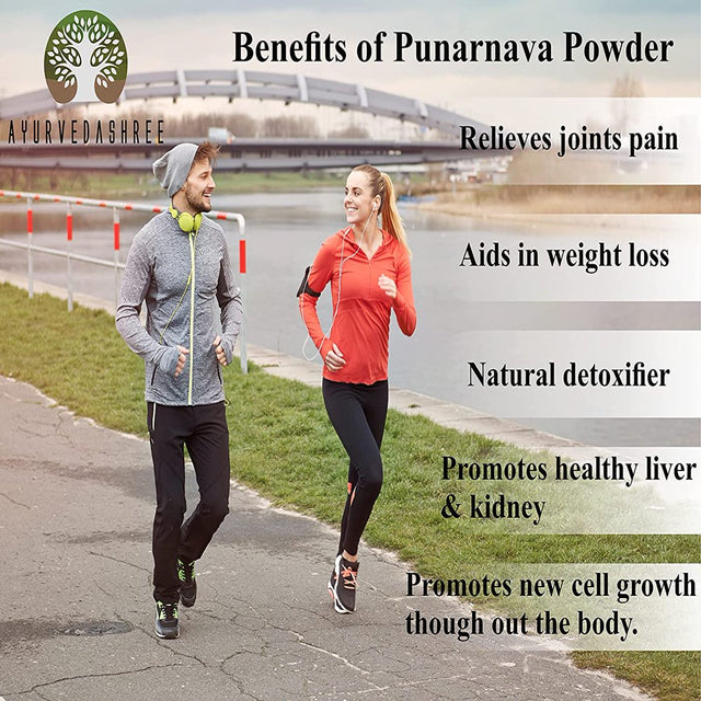 AYURVEDASHREE Punarnava Powder 200 Gm- Boerhavia Diffusa - Supports Weight Management, Kidney, Liver and More, Non GMO, Vegan, Gluten Free