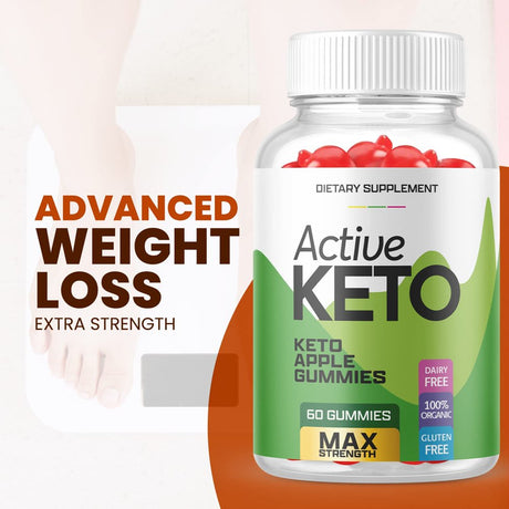 (3 Pack) Active Keto ACV Gummies - Supplement for Weight Loss - Energy & Focus Boosting Dietary Supplements for Weight Management & Metabolism - Fat Burn - 180 Gummies