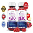 (2 Pack) Bio Science Keto ACV Gummies 1000MG Dietary Supplement 120 Gummys