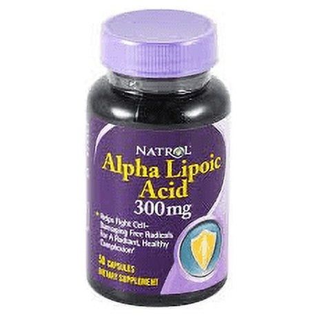 Natrol Alpha Lipoic Acid 300 Mg Capsules 50 Ea (Pack of 4)