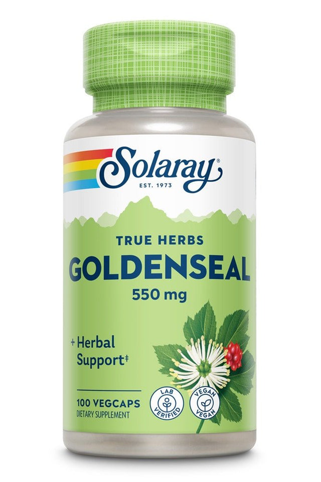 Solaray Goldenseal Root -- 550 Mg - 100 Capsules