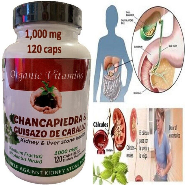 KIDNEY DETOX NATURAL SUPPLEMENT HEALTH CLEANSE KIDNEY and LIVER - 120 CAPSULE