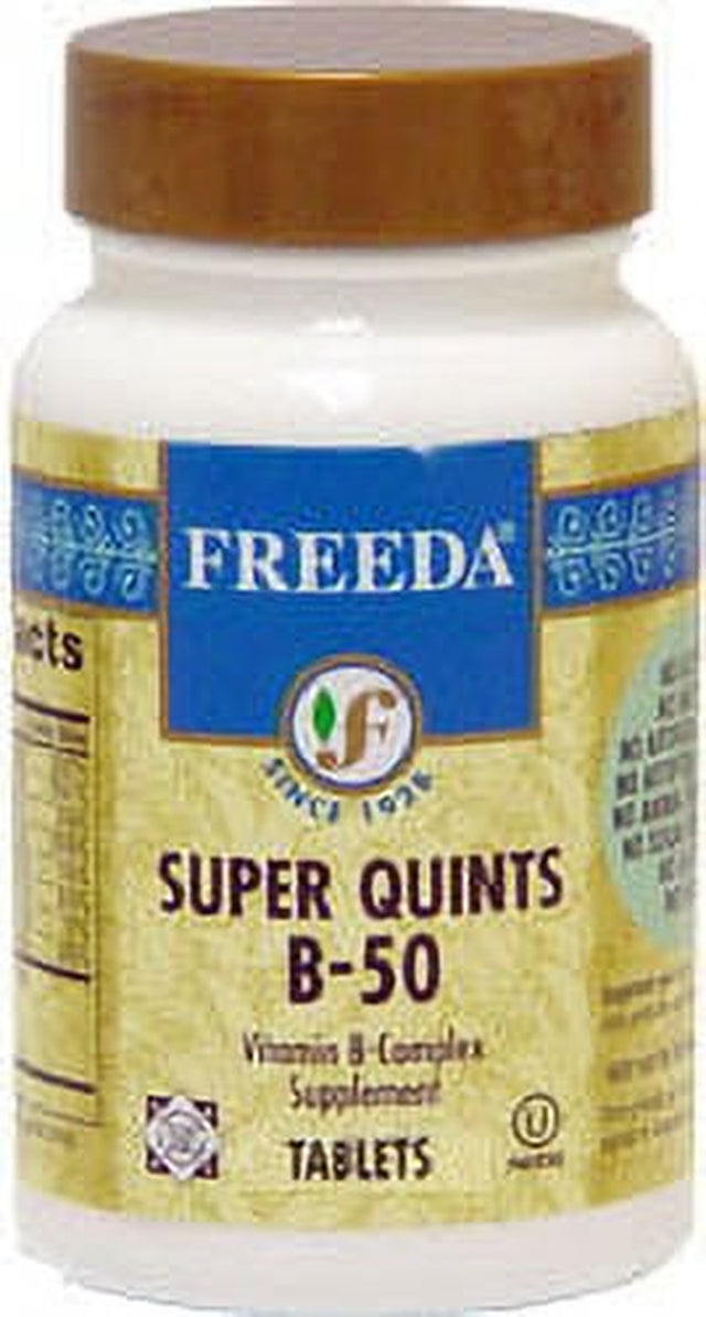 Freeda Kosher Super Quints B Complex 50 Mg - 250 Veg Capsules