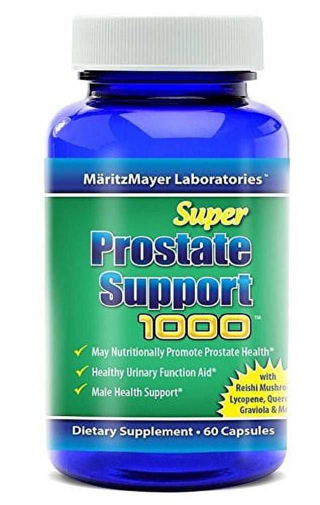 Super Prostate Support 1000 Helps Maintain Urinary Health and Prostate Function Includes Saw Palmetto and over 30 More All Natural Herbs