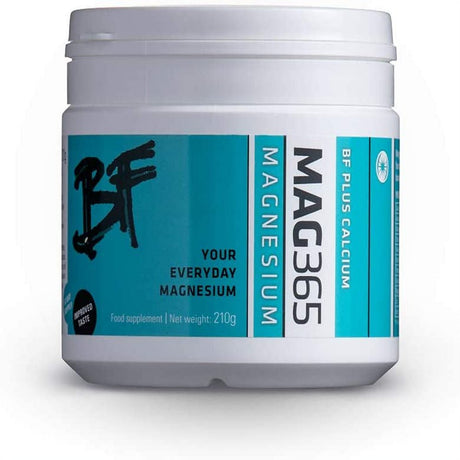 ITL Health MAG365 BF Natural plus Calcium Zinc Magnesium Powder | Including D3, K2, C, B6, Boron, Zinc and Potassium | Formulated for Optimal Bone Health, and Immune Support | 210G