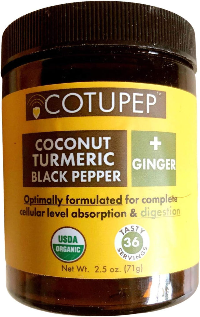 -Organic Turmeric Black Pepper with Ginger Health Drink Mix Boosts Metabolism +Digestion 30 Day Supply