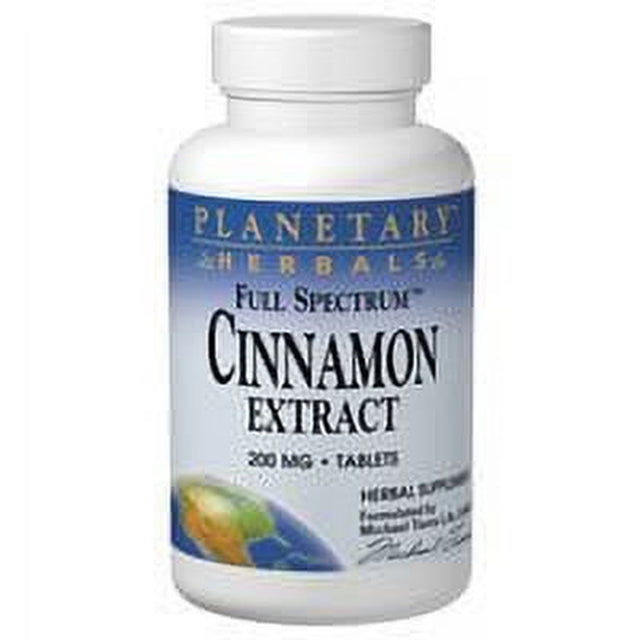 Planetary Herbals FS Cinnamon Extract Vegi Capsules, 200 Mg, 60 Count