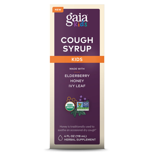 Gaia Herbs Gaiakids Cough Syrup - Cough Medicine - 4 Fl Oz