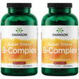 Swanson Super Stress B-Complex with Vitamin C 240 Caps 2 Pack