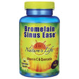 Nature'S Life Bromelain Sinus Ease 1200Mg | with Vitamin C & Quercetin | Sinus Health, Immune Function & Seasonal Support | 100 Vegetarian Capsules