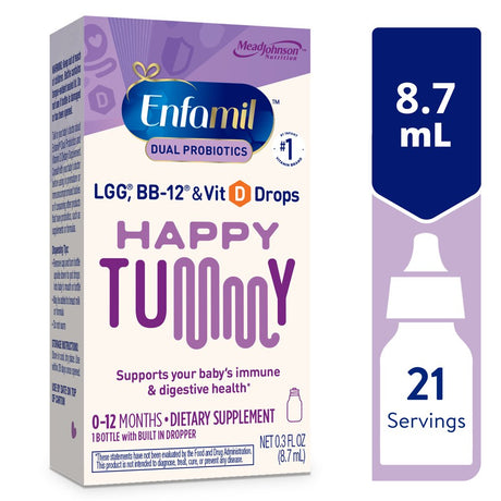 Enfamil Breastfed Infant Probiotics & Vitamin D Dual Probiotics, 8.7Ml