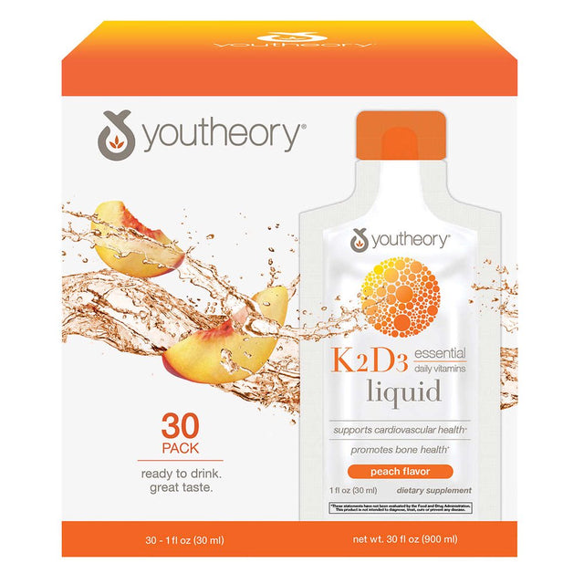 Youtheory Liquid K2D3, 30-Packets