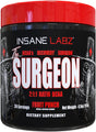 Insane Labz the Surgeon BCAA Recovery Powder - Branched Chain Amino Acid Post Workout Drink for Muscle Recovery - 30 Srvgs, Fruit Punch