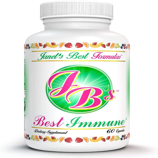 Janet'S Best Formulas, Best Immune Immune System Support - Dietary Supplement, Balanced Daily Immunity Boost Support with Vitamins & Minerals for Men and Women - 60 Capsules 30 Day Supply