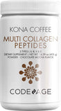 Codeage Multi Collagen Protein Powder Mocha Flavor - 5 Types Hydrolyzed Pack of 2