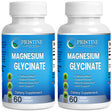 Pristine Foods Magnesium Glycinate 400Mg per Serving - High Absorption Muscle Relaxation, Bone & Joint Support, Chelate Supplement - 60 Ct. 2 Pack