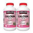 2 Pack | Kirkland Signature Calcium 600 Mg. with Vitamin D3, 500 Tablets