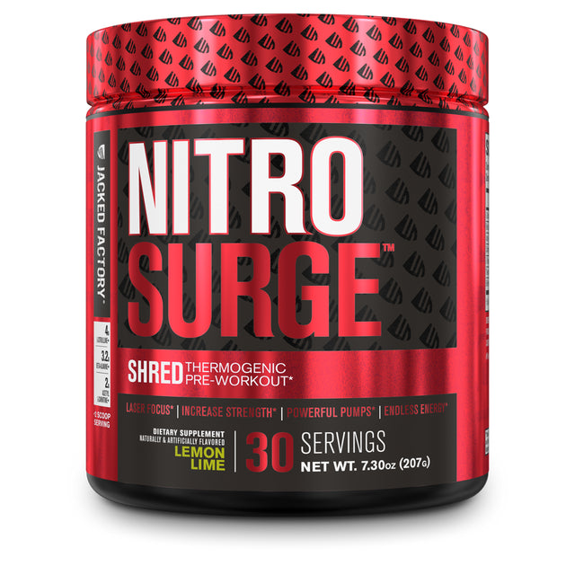 Nitrosurge Shred Thermogenic Pre Workout - Lemon Lime