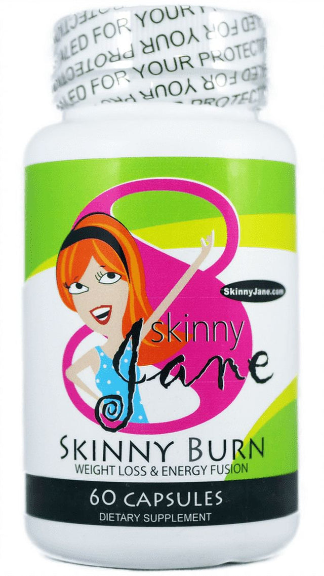 Skinny Jane - Weight Loss Appetite Suppressant Supplement, Slim Down, Burn Body Fat, 100% All Natural Formula, Triple Strength Diet Aid - Skinny Burn - 30 Day Supply