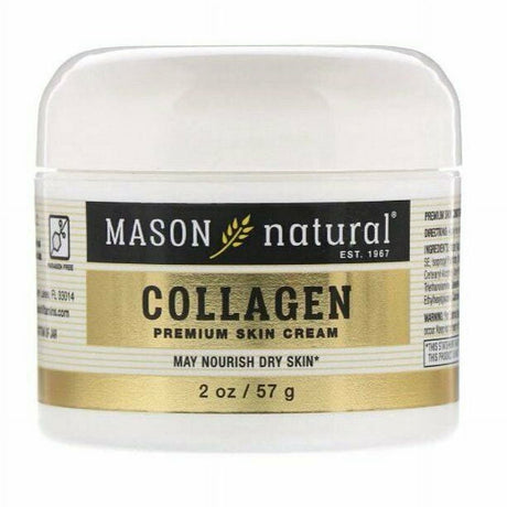 Mason Natural Collagen Beauty Cream Made with Pure Collagen 2Oz, 7-Pack