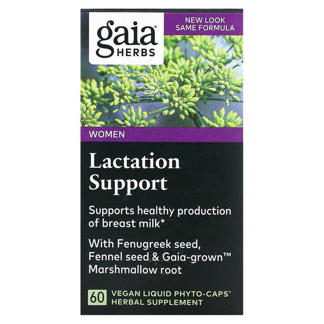 Gaia Herbs, Lactation Support for Women, 60 Vegan Liquid Phyto-Caps