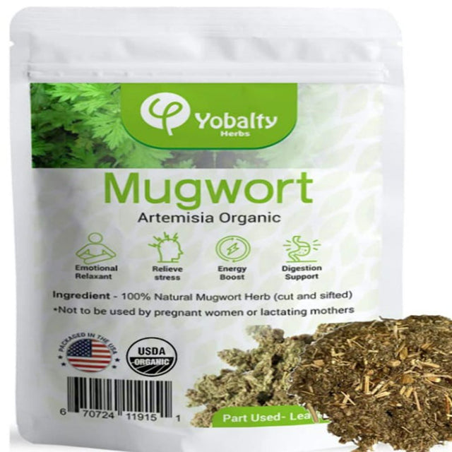 Mugwort Organic, 1 Oz, Lucid Dream Tea, Artemisia Vulgaris, Mugwort Dried Herbs, Herbal Leaves Tea, Mugwort Herb Loose Leaf, Improves Digestion, Helps to Sleep.