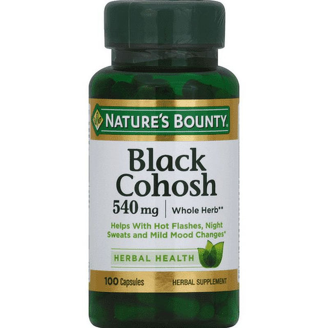 Nature'S Bounty Black Cohosh 540 Mg Capsules 100 Ea (Pack of 3)