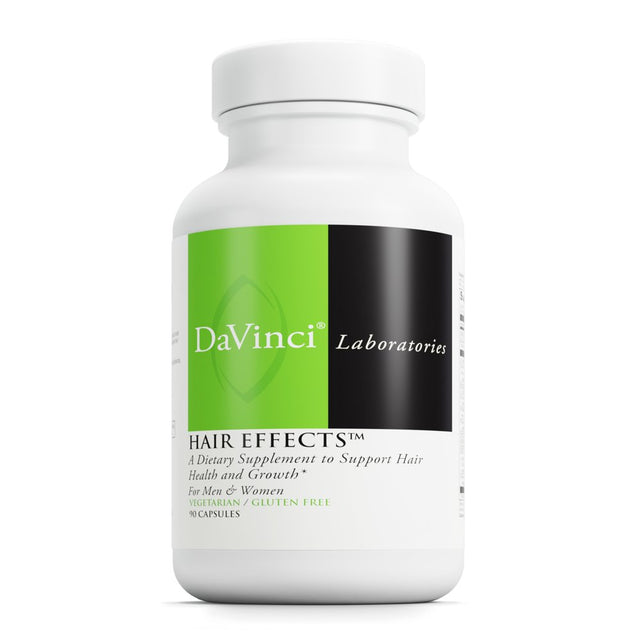 Davinci Labs Hair Effects - Support Healthy Hair & Skin* - with Biotin & Zinc - 90 Vegetarian Capsules