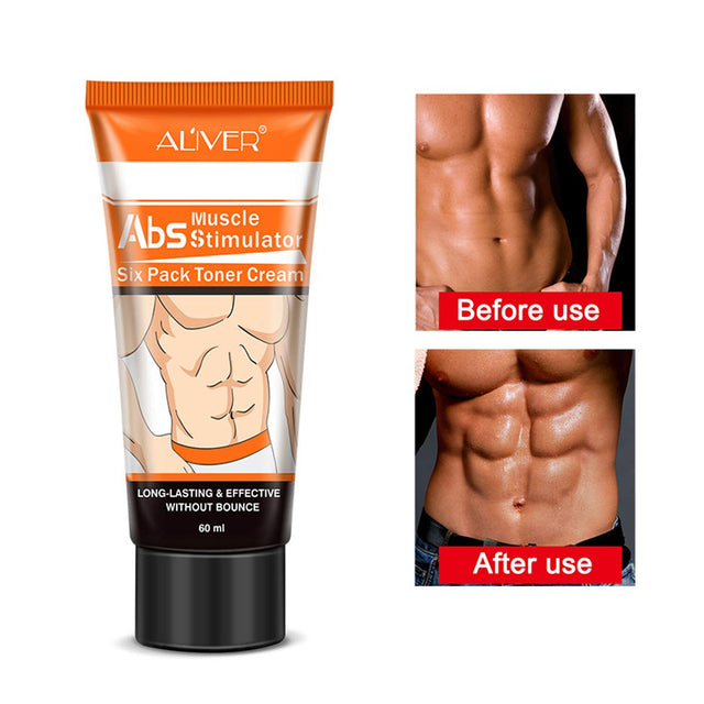 AL'IVER Men Powerful Abdominal Muscle Cream,Slim Cream,Fat Burner, Weight Loss Slimming Enhancer Workout Coconut Body Creams Leg Body Waist Effective anti Cellulite Fat Burning,Tighten Muscles