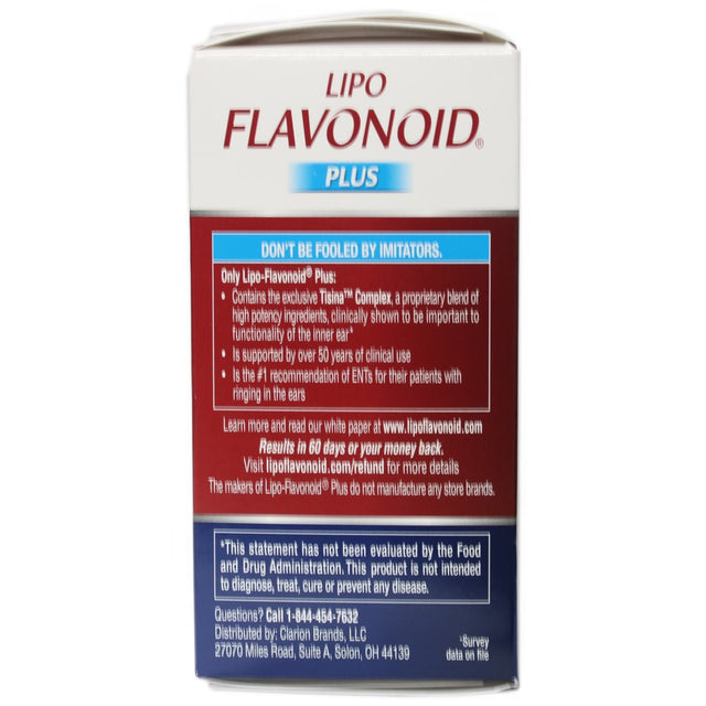 Lipo-Flavonoid plus Ear Health Supplement | 100 Caplets