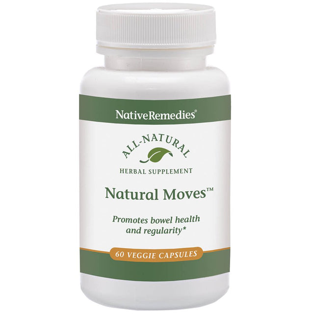 Nativeremedies Natural Moves - All Natural Herbal Supplement Promotes Bowel Health and Regularity as Related to Constipation - 60 Veggie Caps