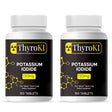 (Pack of 2) Thyroki Potassium Iodide Tablets Non-Gmo Fast Dissolving Tablets 130 Mg 300 Tablets (150 Tablets/Pack) | Ki Pills Iodine Tablets ✅| anti Nuclear Fallout Pills | Thyroid Support✅