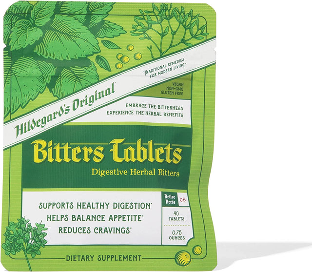 Hildegard'S Original Bitters Tablets: Herbal Remedy for Fasting Support, Kidney Liver Cleanse Detox & Repair, Heartburn, & Digestion Supplements