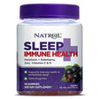 Natrol Sleep+ Immune Health, Melatonin and Elderberry, Zinc, Vitamin C and D, Sleep Aid Gummies, 100% Drug Free Gummy, 50 Count