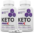 (2 Pack) Optimal Keto Max 1200MG Pills Includes Apple Cider Vinegar Gobhb Strong Exogenous Ketones Advanced Ketogenic Supplement Ketosis Support for Men Women 120 Capsules