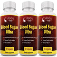 3 Pack Pristine Ultra Blood Sugar Support Supplement - Healthy Blood Sugar Vitamins, Immunity Wellness, Sugar Blocker Complex - 60 Capsules