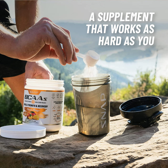 Snap Supplements Nitric Oxide Booster and BCAA Powder