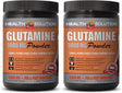 Post Workout Vitamins - GLUTAMINE 5000MG Powder - 100% Pure Free Form Amino Acid - L-Glutamine Forte - 2 Cans 600 Grams