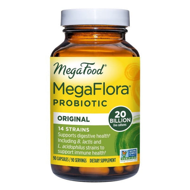 Megafood Megaflora Probiotic - Original 20 Billion Cfu 90 Caps