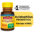 Nature Made Acidophilus Probiotics 1 Billion CFU per Serving Tablets, 60 Count