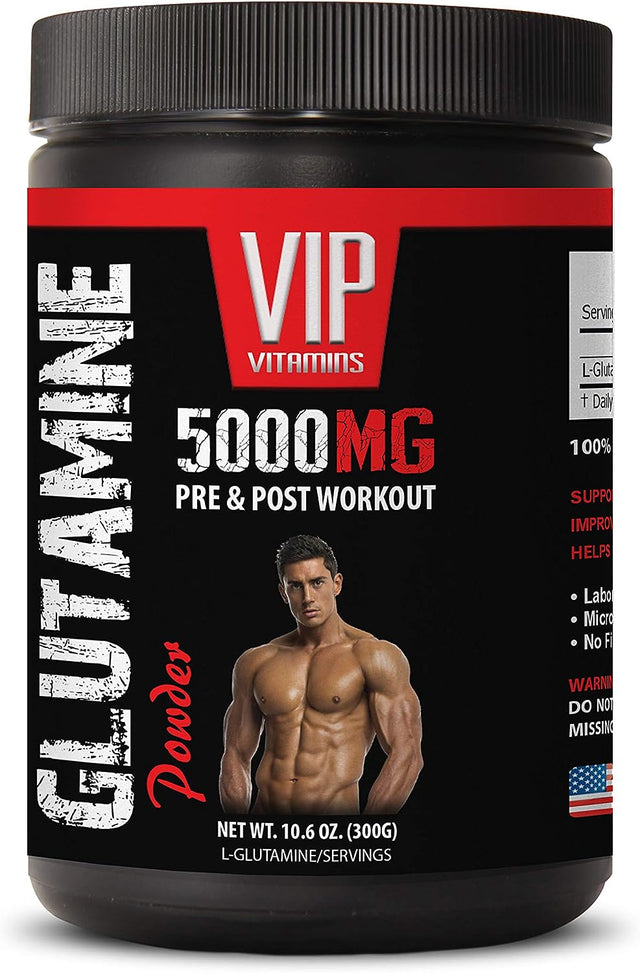 Pre Workout for Women Weight Loss - GLUTAMINE Powder - PRE & Post Workout - L-Glutamine Amino Acid - 1 Can 300 Grams