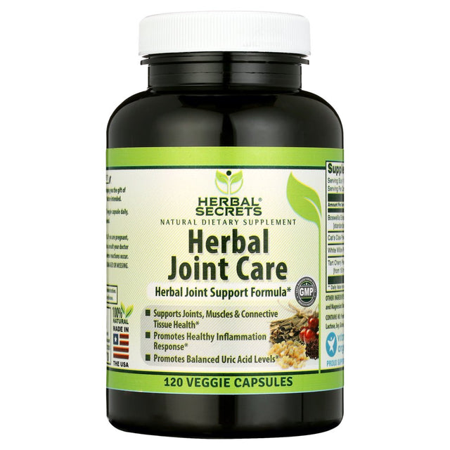 Herbal Secrets Herbal Joint Care 120 Veggie Capsules