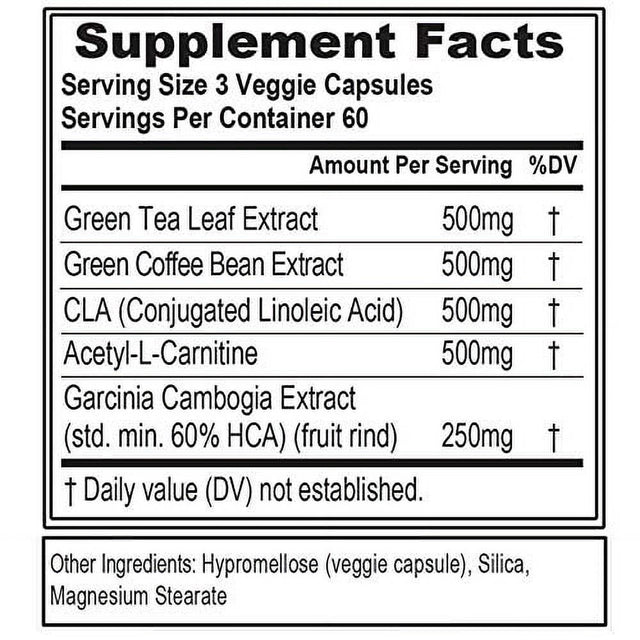 EVL LEANMODE Weight Loss Support - Non-Stimulant Metabolism Support and Appetite Support for Men and Women - Lean Mode with Green Coffee Bean, Green Tea, CLA, Carnitine, Garcinia Cambogia, Diet Pills