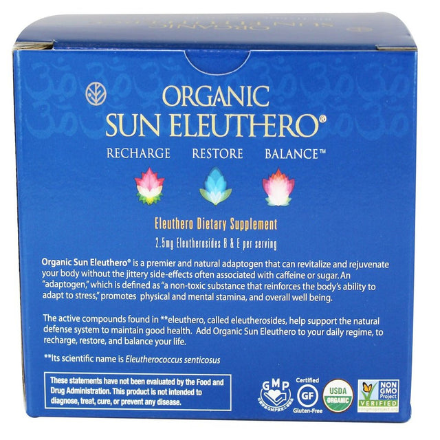 Sun Chlorella Sun Eleuthero - Organic - 1200 Tablets Single Herb Supplements