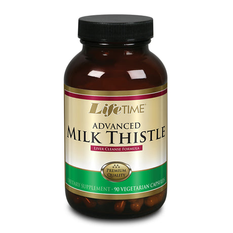 LIFETIME Milk Thistle Blend Liver Cleanse Formula | with Dandelion Root and Turmeric (90 CT)