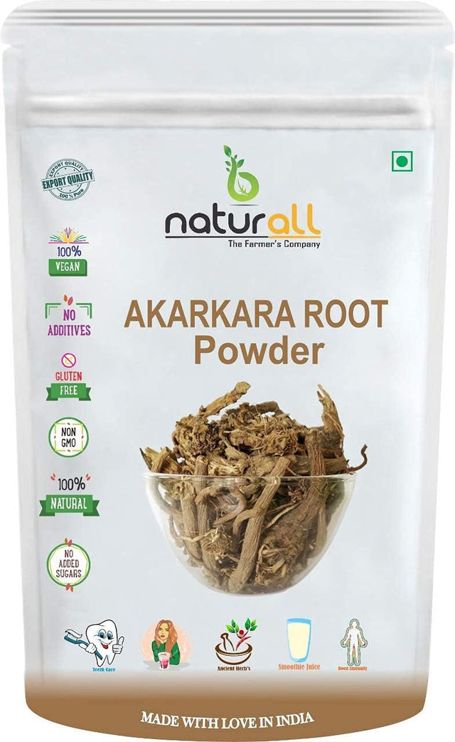 Akarkara Root Powder | Anacyclus Pyrethrum | Pellitory Root Powder-200 GM by B Naturall