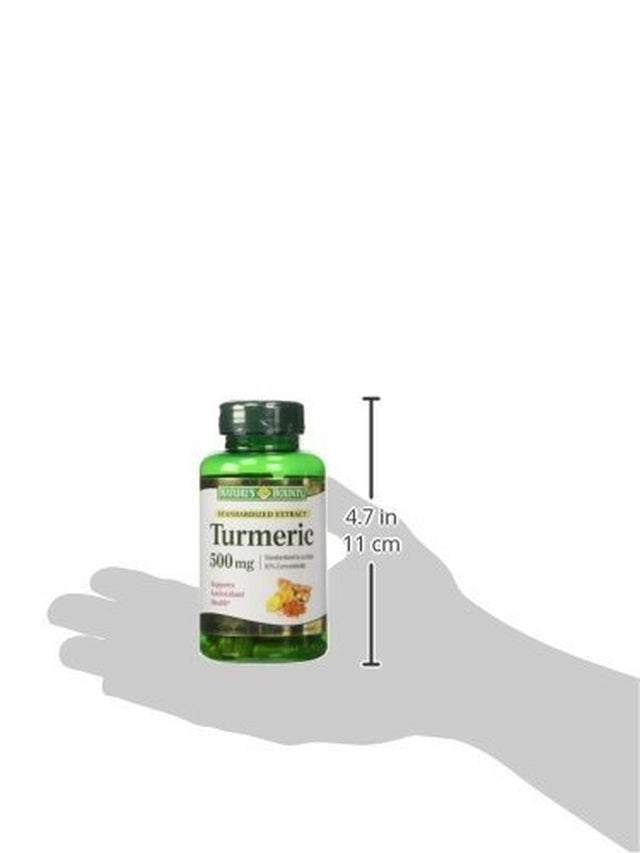 Natures Bounty Turmeric 538 Mg Standardized Extract, 45 Count