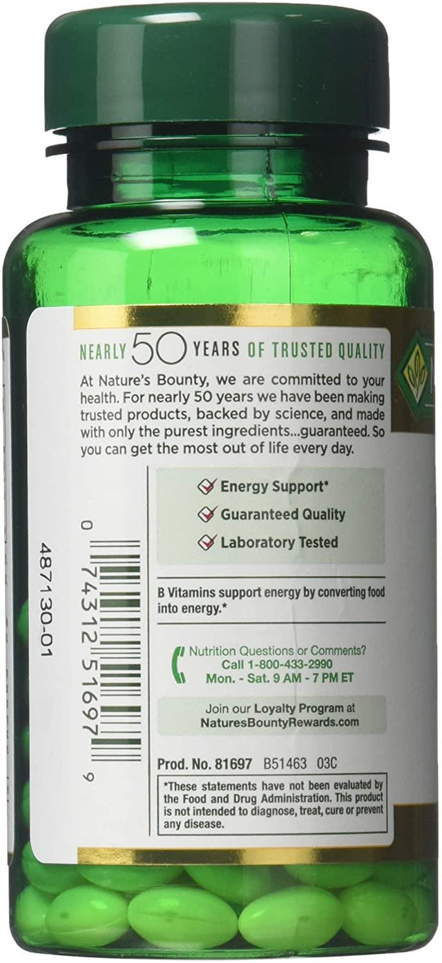 Nature'S Bounty Biotin 10,000 Mcg, Rapid Release Softgels 120 Ea